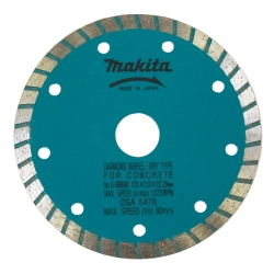 MAKITA Diamentowa tarcza cięcia płytek, na sucho 125 mm A-80690
