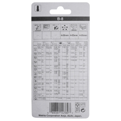 MAKITA Brzeszczoty do wyrzynarki B-8 HCS 105 x 1,25 mm A-85232