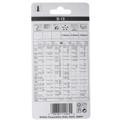 MAKITA Brzeszczoty do wyrzynarki B-15 HCS 75 x 1,05 mm A-85678