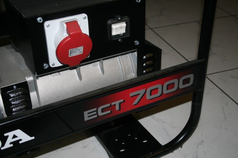 Agregat prądotwórczy jedno/trójfazowy HONDA ECT 7000 moc